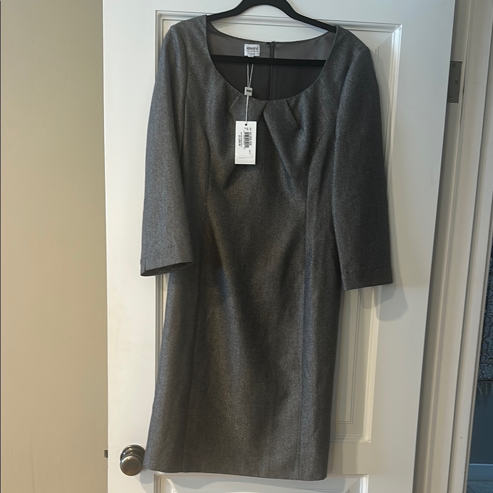 Elegant Gray Dress by Armani
